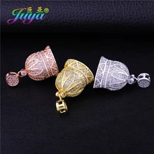 Juya DIY Pearls Necklace Components Hand made Decorative Crown Connector Pendants Accessories For Women Tassels Jewelry Making