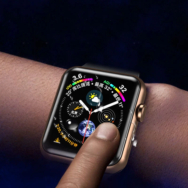 Suntaiho TPU Full Cover HD Screen Protector Film for Apple Watch Series 4 44mm Protector Film for iwatch 40 Series4 Screen Cover Suntaiho TPU Full Cover HD Screen Protector Film for Apple Watch Series 4 44mm Protector Film for iwatch 40 Series4 Screen Cover