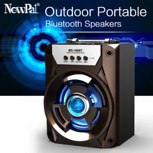 NewPal MS-196 Bluetooth Speakers Portable Wireless 3D Surround Speaker Support USB/FM Radio/MP3/TF Card Outdoor Loudspeaker
