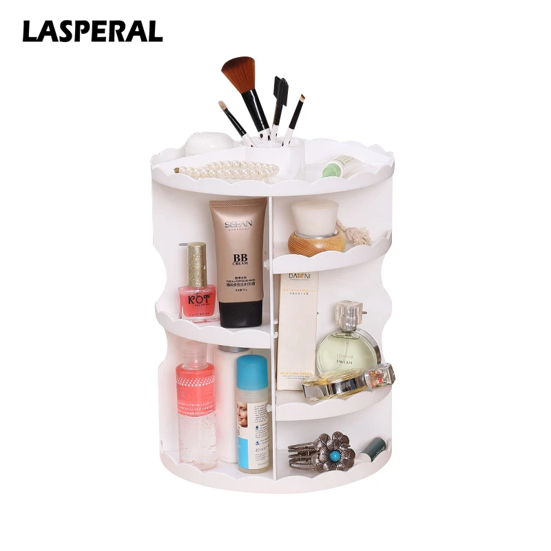 

Hoomall 360 Degree Rotate Container Eco-friendly Plastic Storage Box For Cosmetics Functional Storage Box For Makeup Organizer