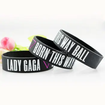 

300pcs one inch wide lady wristband silicone bracelets free shipping by DHL express