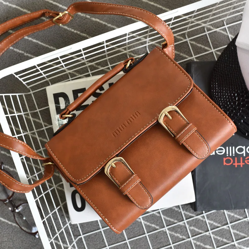 2017 Мода Женщины сумки Кожа Messenger Сумки Мешки Плеча Дамы Женщин Crossbody | Багаж и