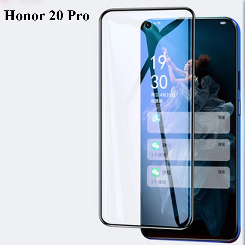 

5PCS 9H Full body Screen Protector For Huawei Honor 20 Pro Full Cover Protective Film 20pro YAL-AL10 Tempered Glass Honor20 pro