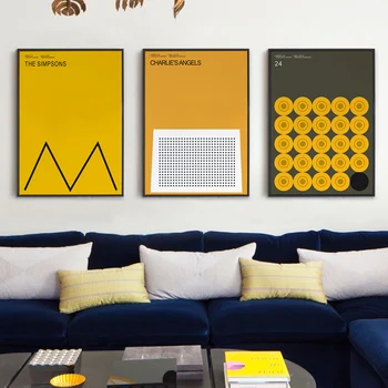 

Nordic Abstract Wall Art Canvas Poster and Print Canvas for Living Room Painting Picture Office corporate culture poster Decor