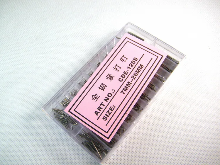 200pcs 7mm to 26mm Watch Band Friction Pins for Clasps with 1.2mm Head