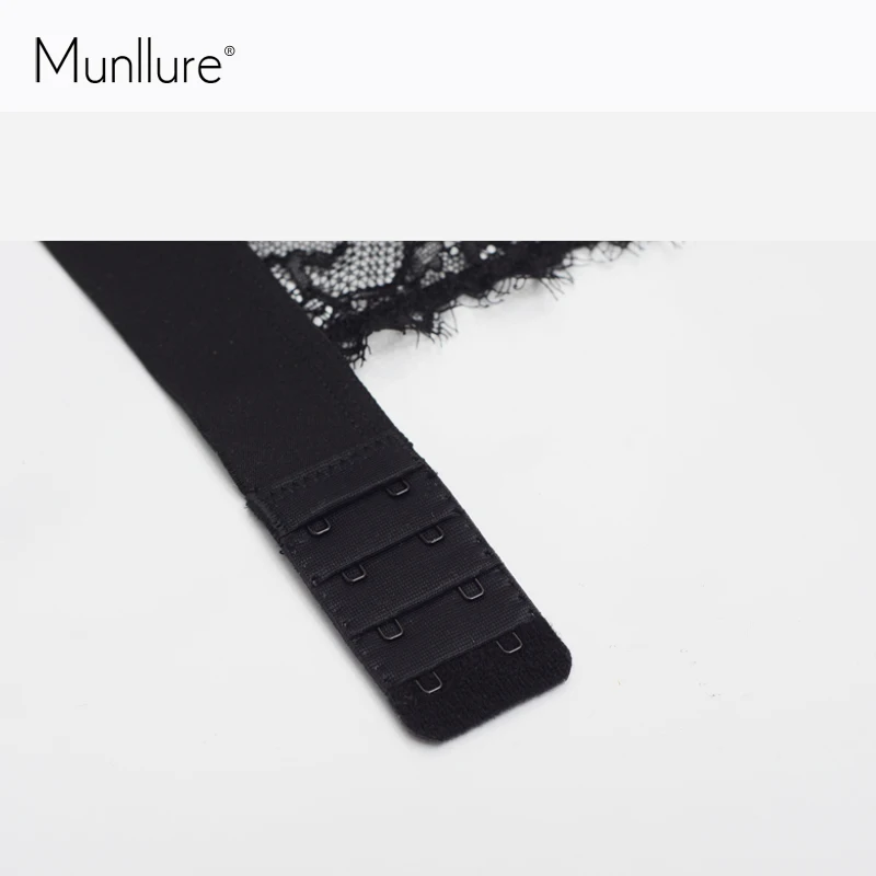 Munllure Sexy Глубокий v-образным вырезом Кружево бюстгальтер Мягкий Хлопок Удобная Push Up Для женщин Бесшовные тонкие чашки бюстгальтера Беспроводной тонкий Нижнее Бельё для девочек