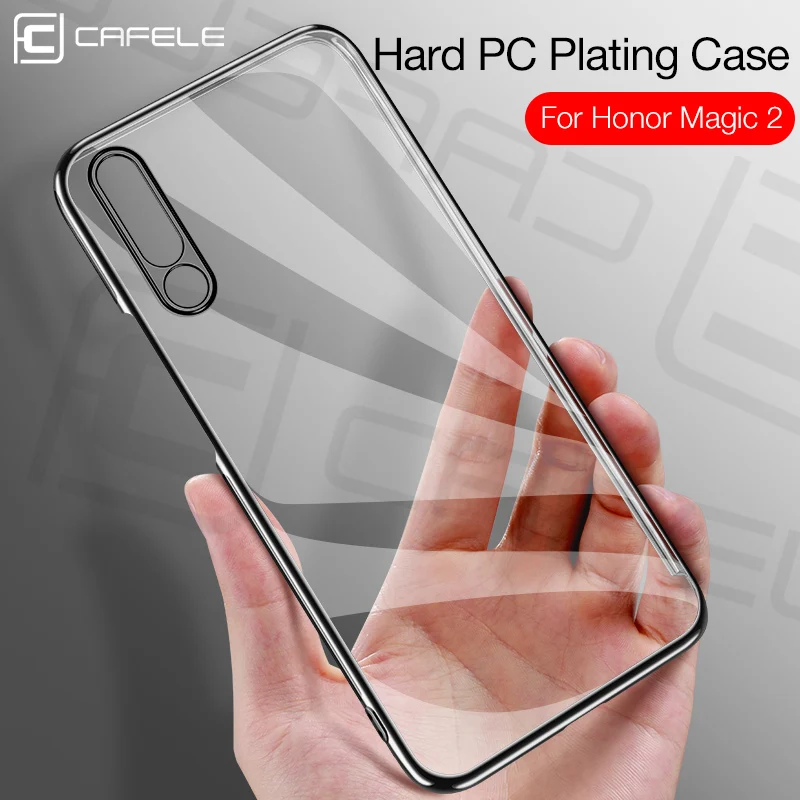 

Cafele Plating Transparent Case for Huawei Honor Magic 2 Cover Hard PC Plastic Case for Huawei Magic2 Anti Scratch Luxury Case