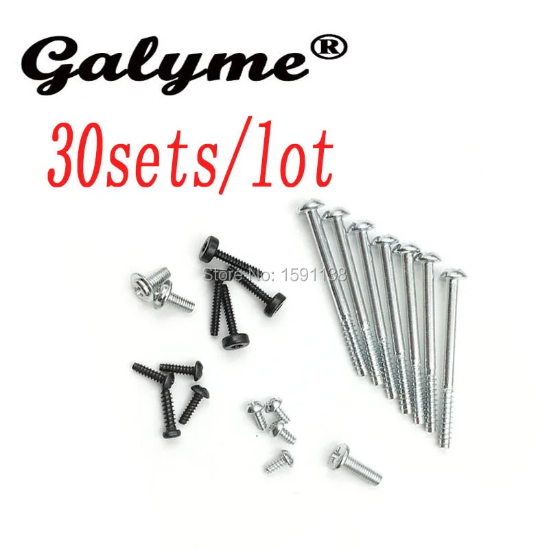 30Sets/lot Hot Sale Silver Fit For PS3 Slim 2000 3000 Screws Sony Playstation 3 Super CECH-2000 Screw Set | Электроника