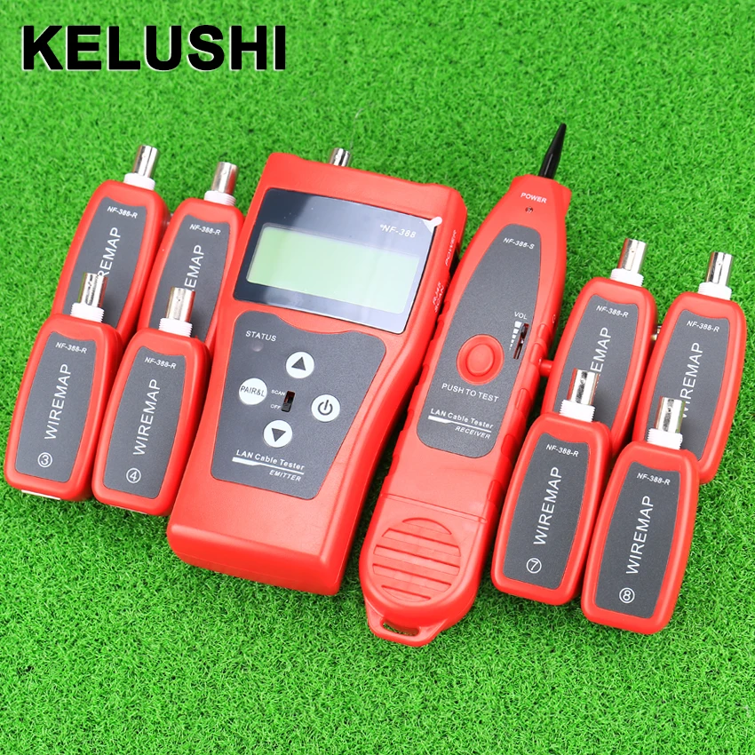 Многофункциональный ручной кабельный тестер KELUSHI сетевого кабеля LAN Ethernet провода