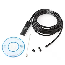 2in1 Micro USB Endoscope For Android Phone and PC Camera 7mm Lens 1m 60 Degree Waterproof Inspecition Android Endoscope Camera