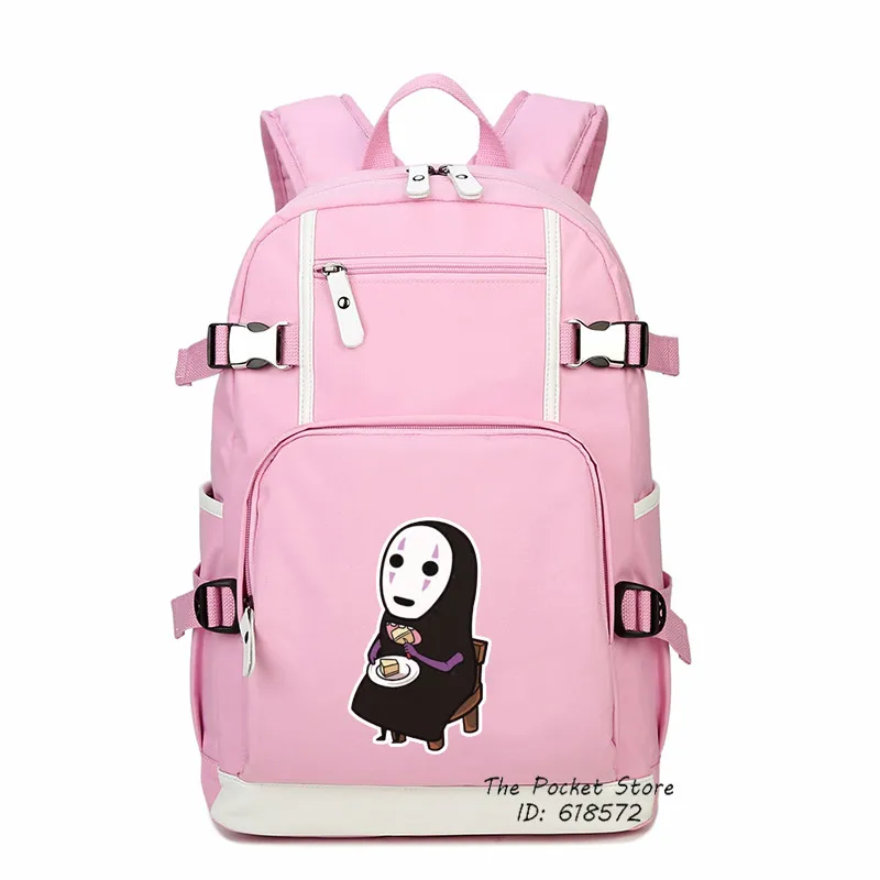 Classical Japanese Anime Spirited Away School Bags For Girls No Face 