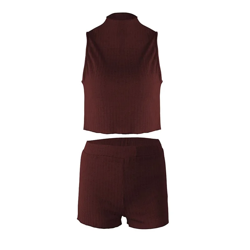 New fashion Two piece set tracksuit for women Sweatshirt Pants Sets Sport Sleeveless Wear Casual Suit chandal mujer 3D05 (4)