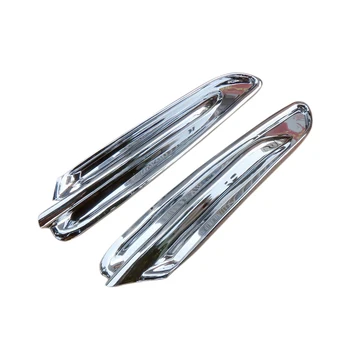 

ABS Exterior Bottom Head Light Lamp Eyelid Cover Decoration Trim 2PCS for Opel Mokka / Vauxhall Mokka / Buick Encore 2013-2015