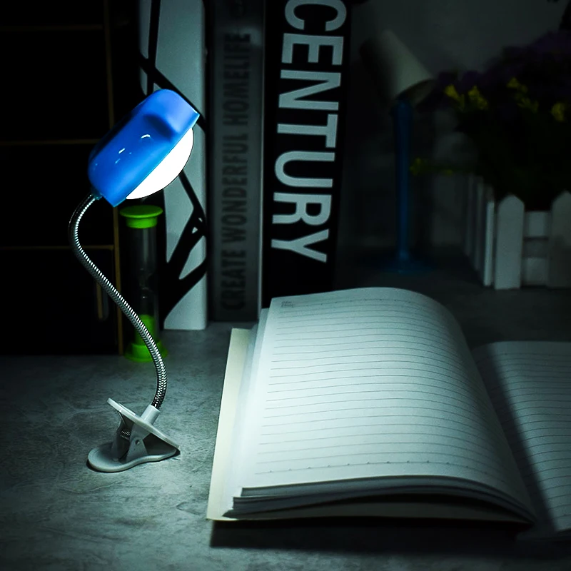 Woodpow Mini Love Heart Clip LED Book Light Lamps Reading Book Desk Lamp Keyboard Light Eyes-Protec - 32891618084