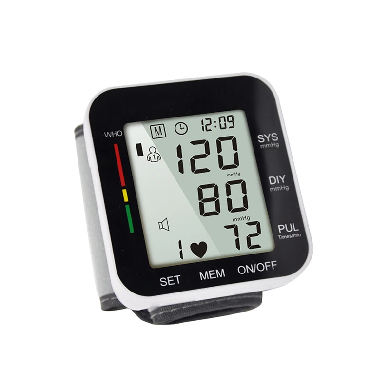 

Sphygmomanometer Home Medical Electronic Measurement CE certificated Smart Wrist Arm Blood Pressure Beep Pulse Monitor