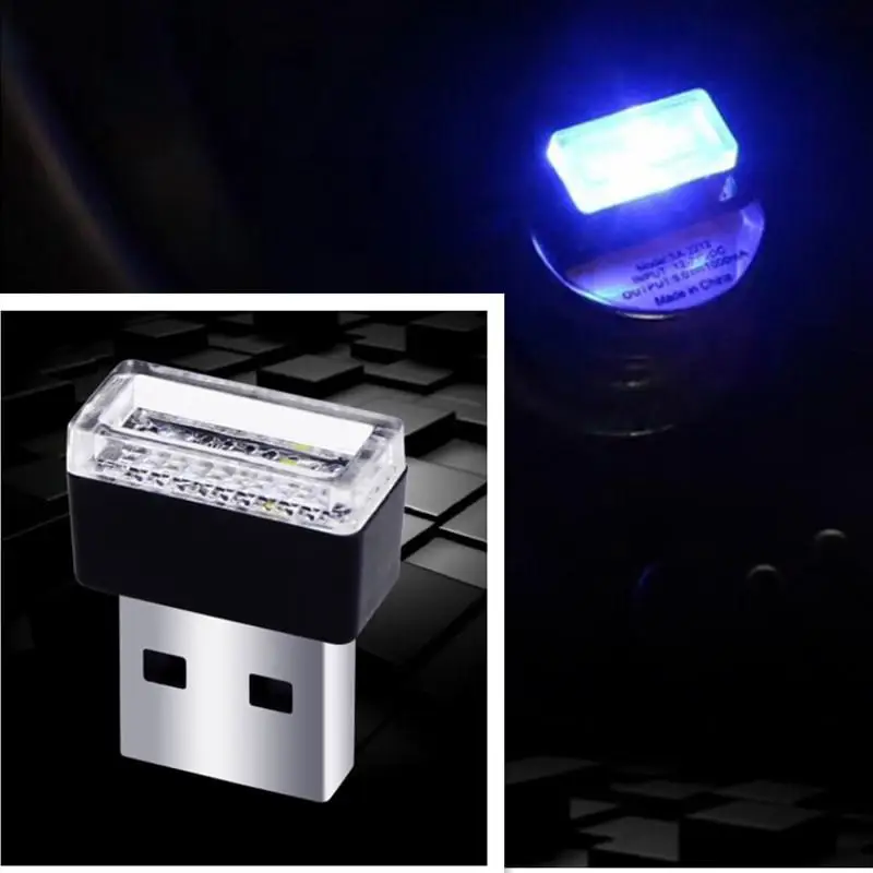 SOL светодиодный USB ночной Светильник СВЕТОДИОДНЫЙ Автомобильный интерьерный атмосферный светильник лампа для ног декоративный светильник