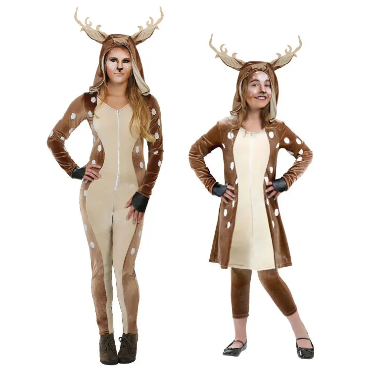 Cena IREK kobiety kostium na halloween Party Cosplay klasyczne kostiumy jelenia odzież sportowa