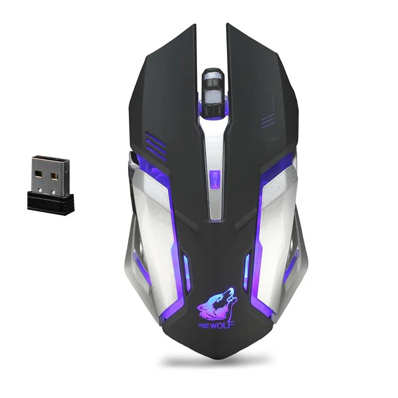 Mouse New 2.4GHz Wireless Mouse Rechargeable Silent USB Optical Ergonomic Gaming Mini Micefor for C