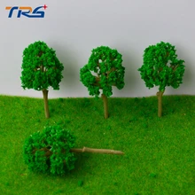 100 шт архитектурная модель изготовления 6,6 см деревья модель для макет железной дороги пейзаж пейзажи миниатюры диорамы