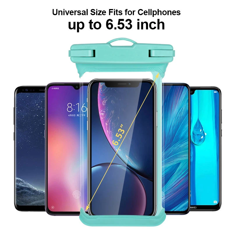 Универсальный Водонепроницаемый Чехол для iPhone X XR XS MAX 8 7 6 5 Swiming Pouch чехлы для телефонов 6," для huawei Xiaomi подводный чехол для телефона