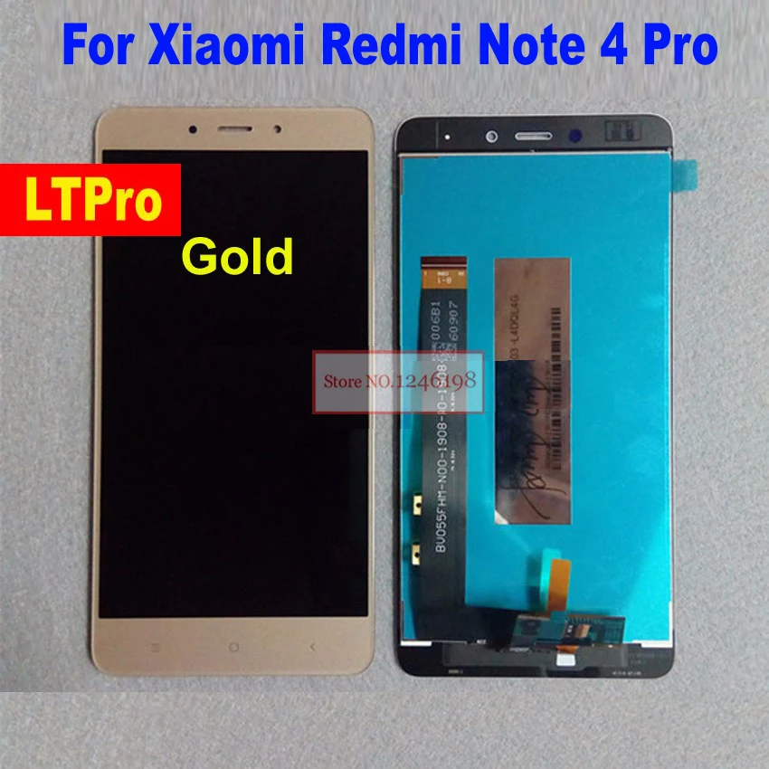 ЖК дисплей с сенсорным экраном и дигитайзером в сборе для Xiaomi Redmi Note 4 Pro Prime MTK Helio X20