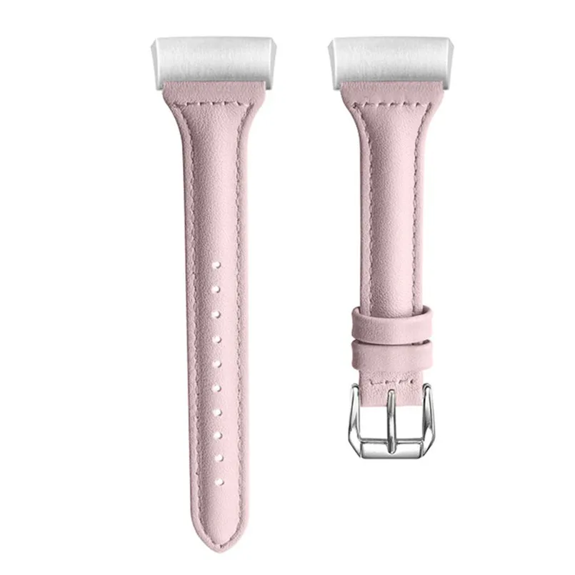 Replacement Accessories Leather Wristband Bands Wrist Straps forFitbit Charge 3 Watch Women Men 22mm 5.5-8.0 inch  40AP522_