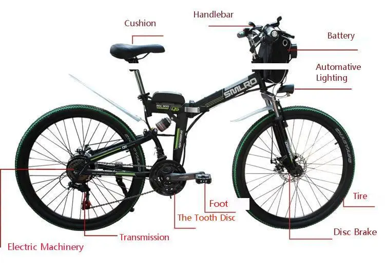 Best Customized Mountain Motor-driven Bicycle 48V15AH500W Lithium Battery Instead Of Walking Assistance Ebike Folding Electric Bike 4 Best Customized Mountain Motor-driven Bicycle 48V15AH500W Lithium Battery Instead Of Walking Assistance Ebike Folding Electric Bike 4