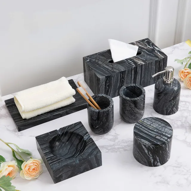 $US $115.60  European Hotel Bathroom Decoration Bathroom Supplies Marble Vanity Cup With Combination Toilet Furn