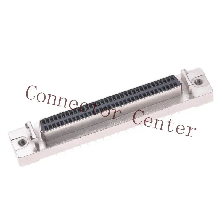 

SCSI Connector 1.27mm Pitch 68Pin Straight 180 Degree HDB Connector with latch