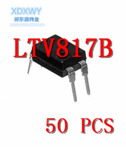 

50PCS brand new originalLTV-817B/LTV817B=PC817B/EL817B/PC817/817/FOD817 DIP-4 high density mounting optocoupler