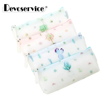 

1Pcs Kawaii Cactus Pencil Case Silicon School Supplies Bts Stationery Gift Estuches School Cute Pencil Box Pencilcase Pencil Bag