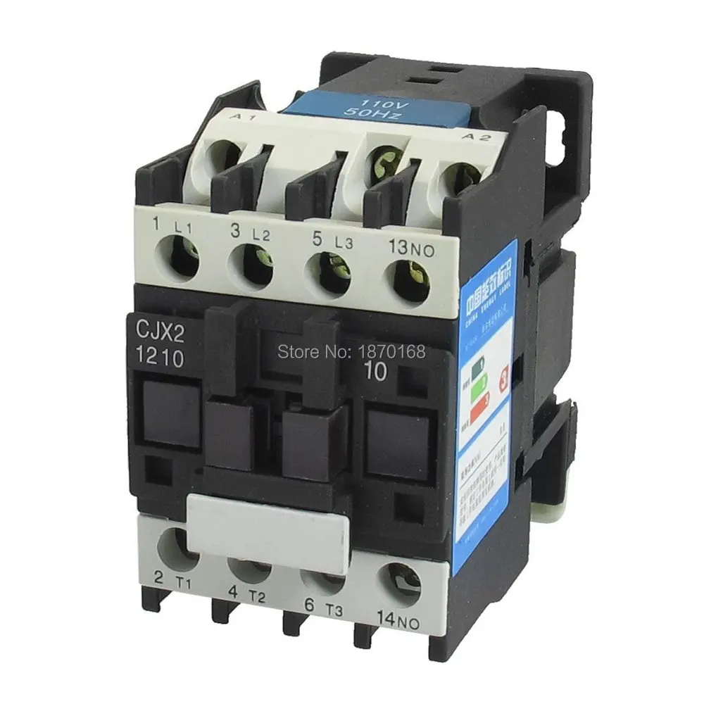 

Cjx2-d1210 AC 24 V AC36V AC48V AC110V AC220V AC380V coil, Motor starter, Relay 3-Phase tiang Ui 660 V engan 20A