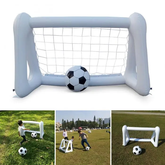 1 шт.. надувные футбольные ворота ПВХ Footable Net для родителей Дети игры в мяч игры WHShopping