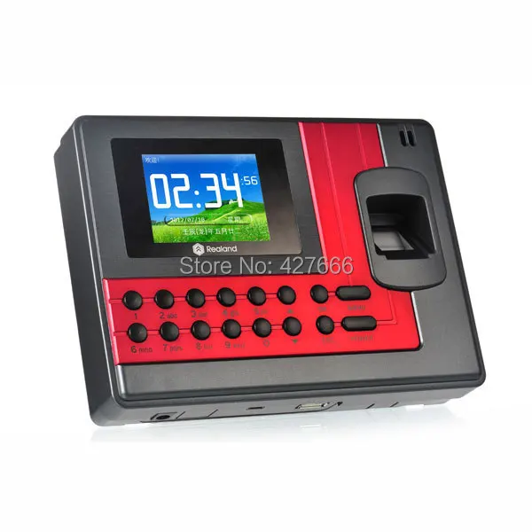 

Free shipping Spanish Language Biometric Fingerprint & ID Card  Time Attendance system A-C110