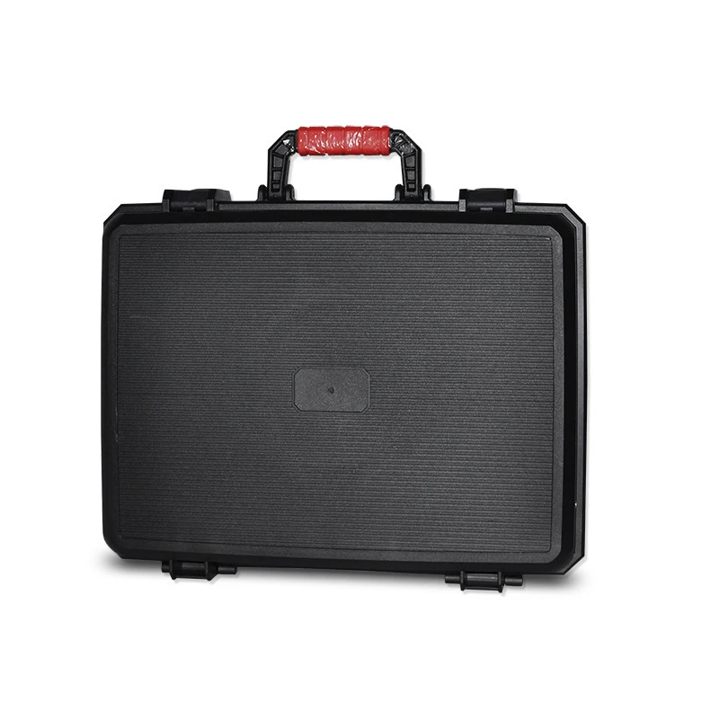black plastic briefcase
