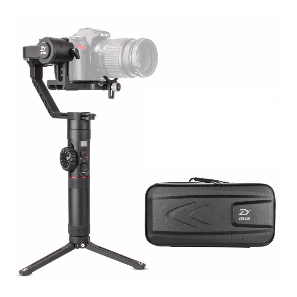 Zhiyun кран 2 Crane2 3 оси ручной карданный стабилизатор для Dslr Камера с последующей фокусировки 7lb полезной нагрузки OLED Дисплей, Zhiyun Gimbal