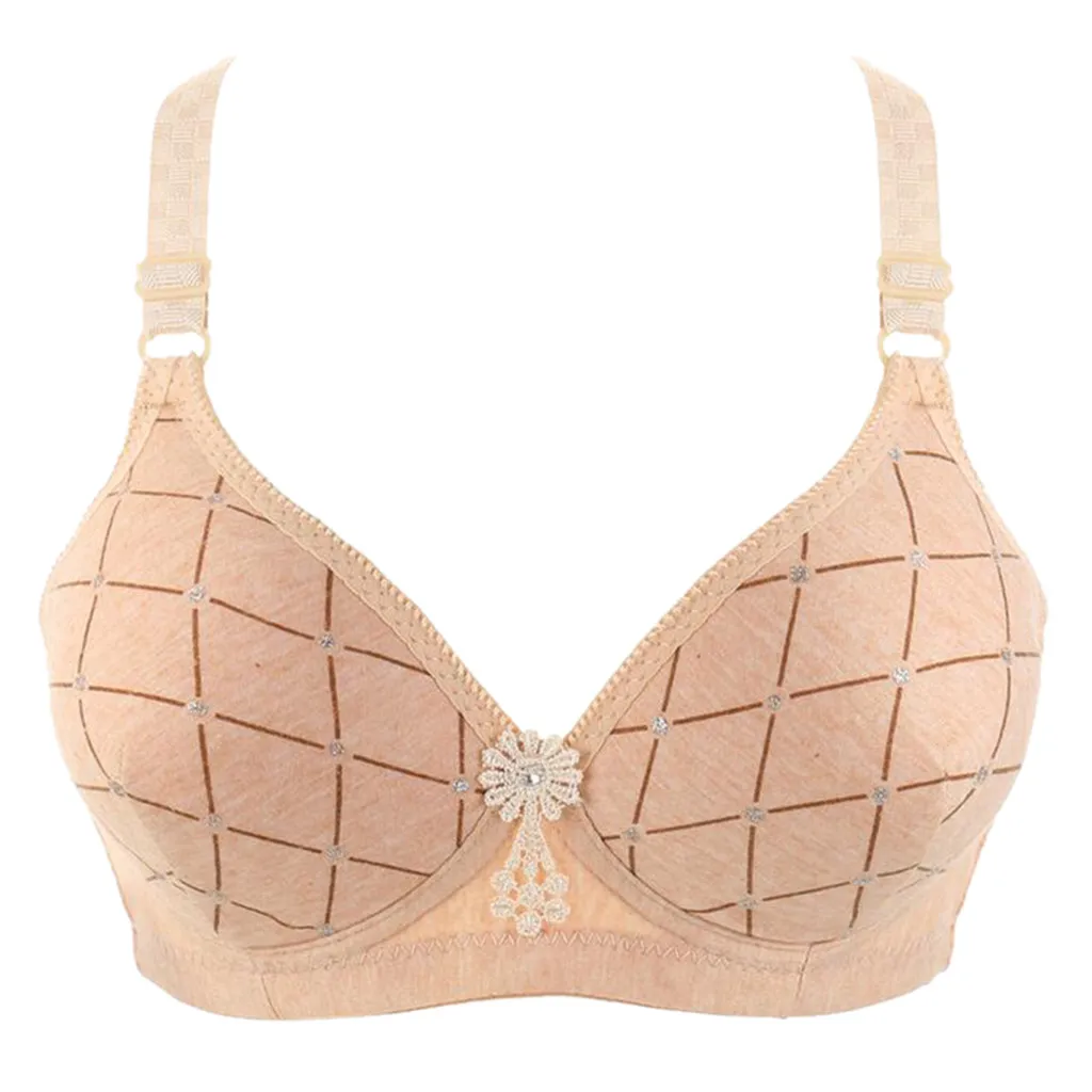 

2019 ORLVS New Women Sexy Underwear Gathered Underwear Wire Free Underwear Bra нижнее белье free shipping y4
