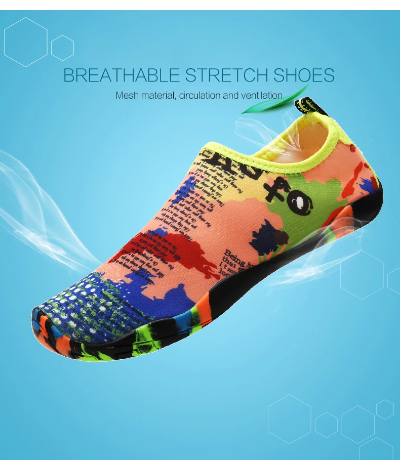 Clorts Water Shoes Men Quick-drying Beach Shoes Swimming Aqua shoes Lightweight Fishing Sneakers (6)