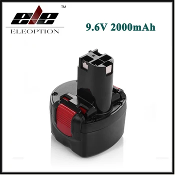 

BAT048 Eleoption 9.6V 2000mAh Ni-CD Rechargeable Battery Pack Power Tools Batteries for Bosch PSR 960 BH984 BAT048 BAT119