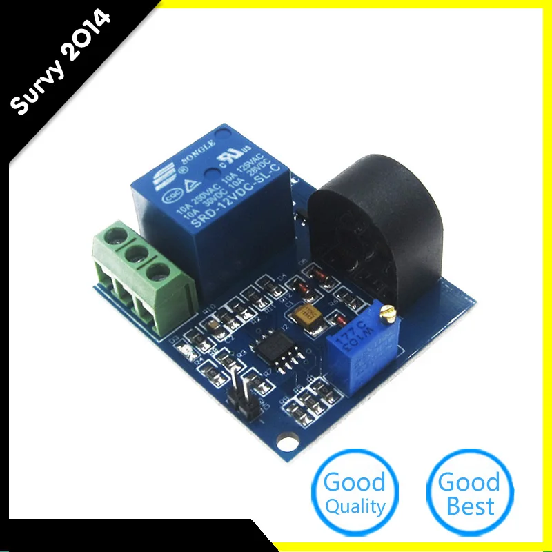 5a Overcurrent Protection Sensor Module Zmct103c 5/12/24v Relay Ac