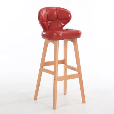 Роскошные кожаный стул для бара Дерево Мебель для барного стула гостиная стул Крук hoogte verstelbaar ожидания стул шезлонг де бар acier