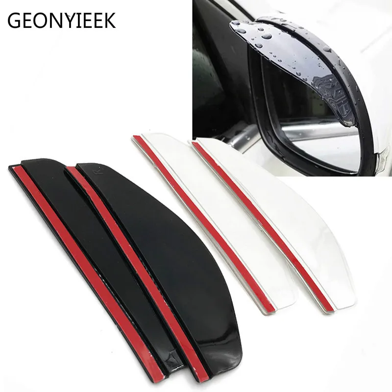 2Pcs Flexible Car Rear View Mirror Cover Anti Rain Visor Snow Guard Weather Shield Sun Shade Cover Rearview Auto Accessories цена 2Pcs Flexible Car Rear View Mirror Cover Anti Rain Visor Snow Guard Weather Shield Sun Shade Cover Rearview Auto Accessories цены онлайн