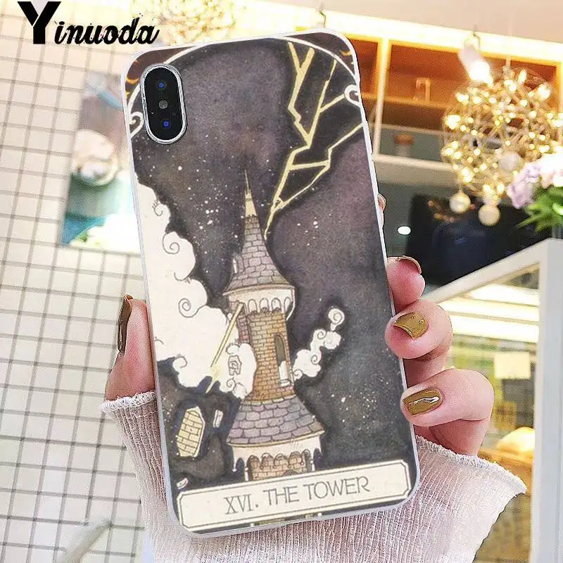 Yinuoda Египет таинственный Таро гадание Новинка чехол для iPhone X XS MAX 6 6s 7 7plus 8 8Plus 5 5S SE