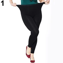 Модные женские повседневные сексуальные эластичные брюки с высокой талией размера плюс