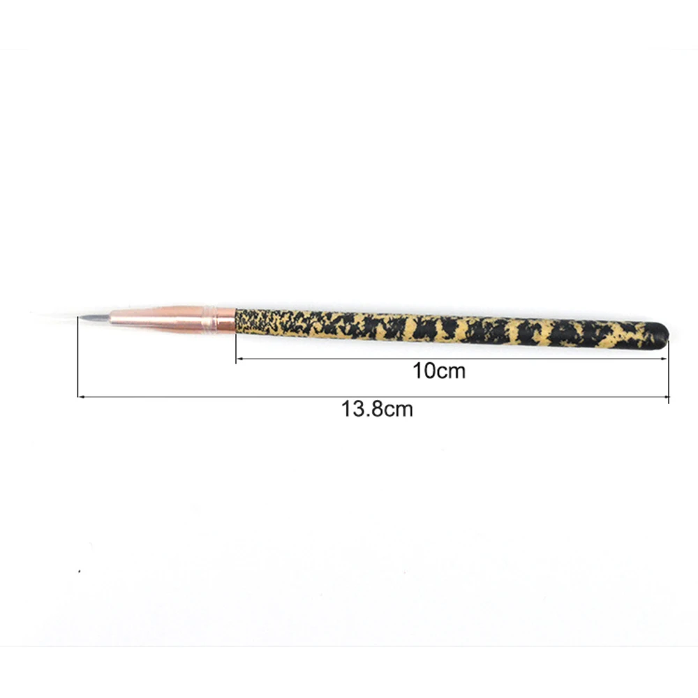 1 шт. леопардовые Профессиональные кисти для макияжа с ручкой Пудра основа Румяна подводка для глаз Кисть H0023