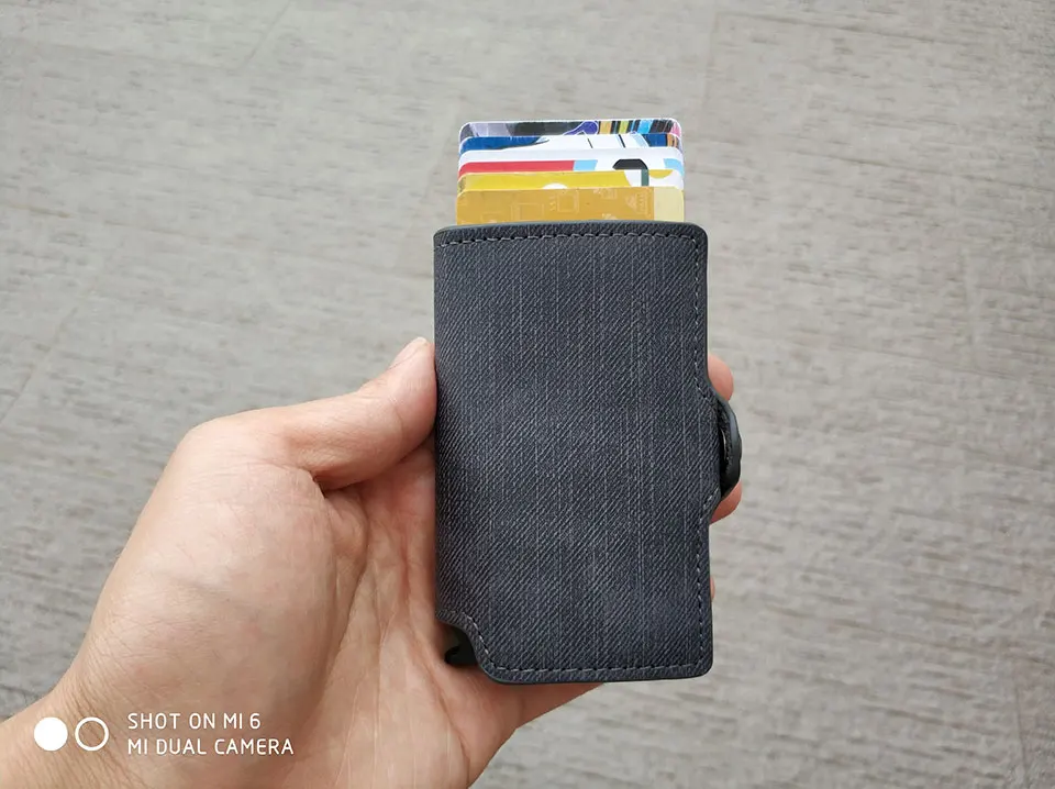 Rfid bloqueio 2019 cowboy titular do cartão