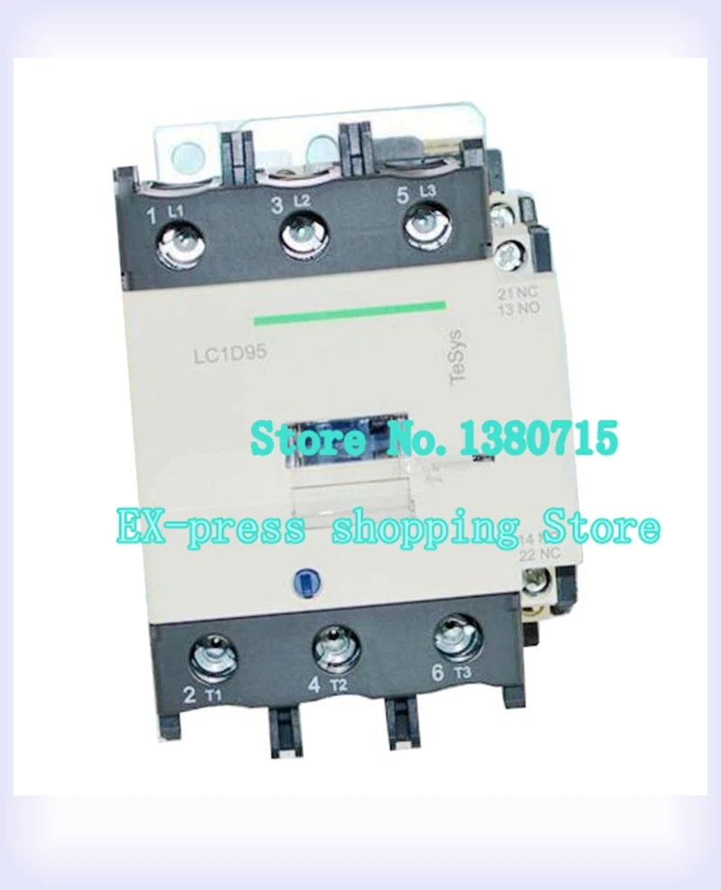 

New LC1D95F7C Contactor 95A AC 110V 50/60Hz LC1-D95F7C