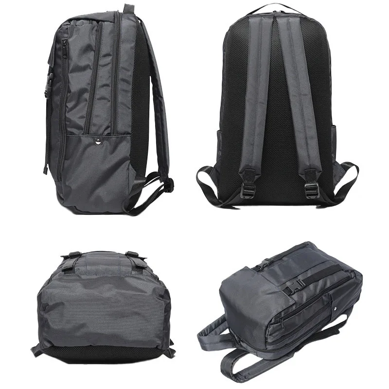 Men leisure travel backpack waterproof laptop carrying soft shoulder bag blue black gray Men leisure travel backpack waterproof laptop carrying soft shoulder bag blue black gray