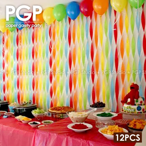 Pgp Arc En Papier Crepon Banderoles Trolls Kid Filles D Anniversaire Baby Shower Enfants De Jour Partie Candyland Decoration Toile De Fond Aliexpress