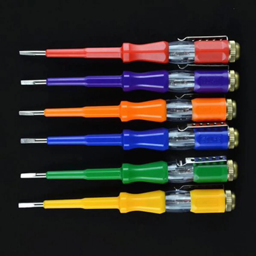 

1pc 220v Waterproof Induced Electrical Tester Screwdriver Probe With Indicator Light Mayitr Pen Voltage Tester